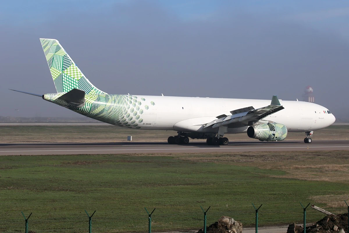 airbus a330-300 p2f at almaty airport