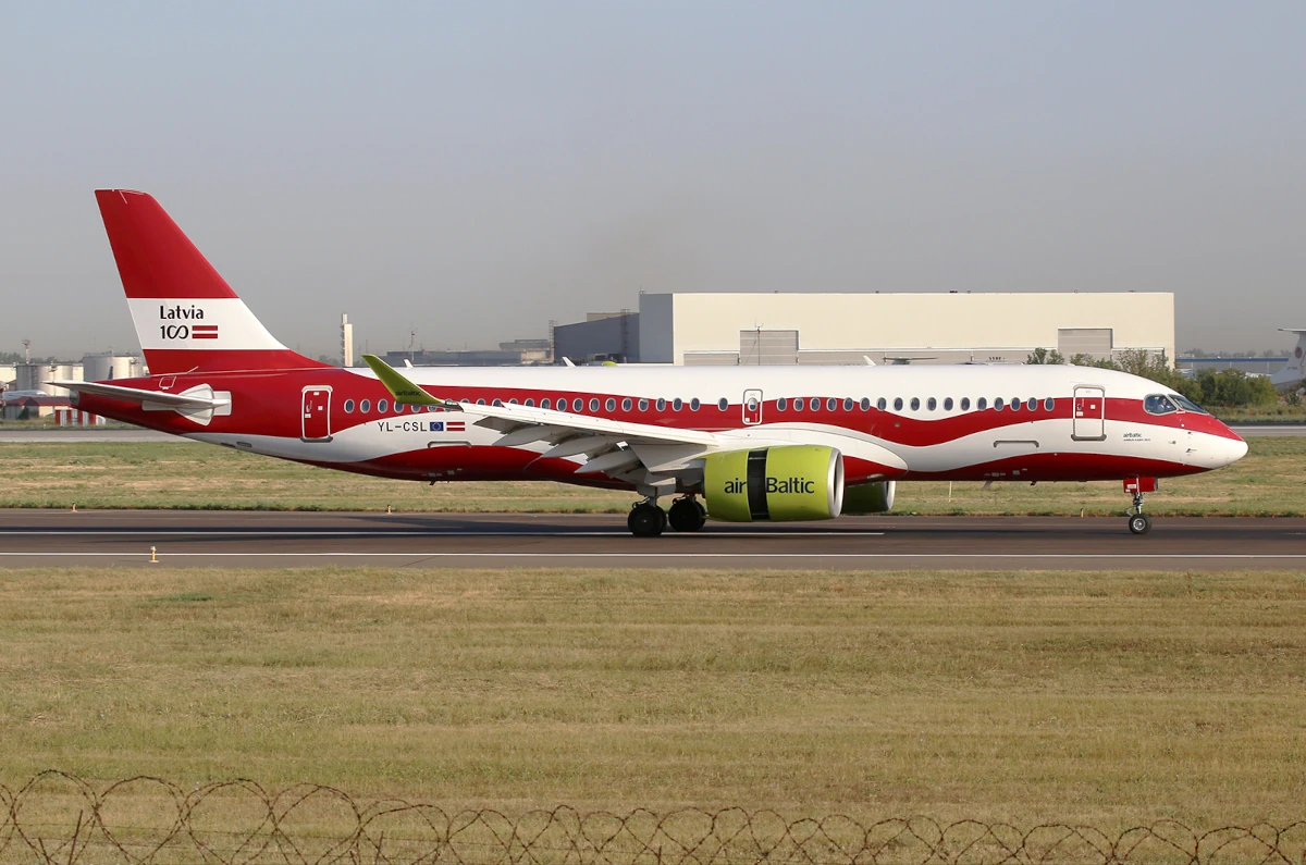 Airbus A220 Air Baltic