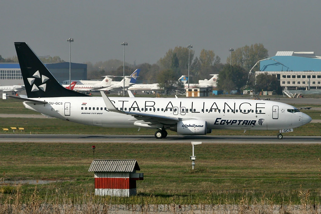 Boeing 737-800 Egyptair Star Alliance