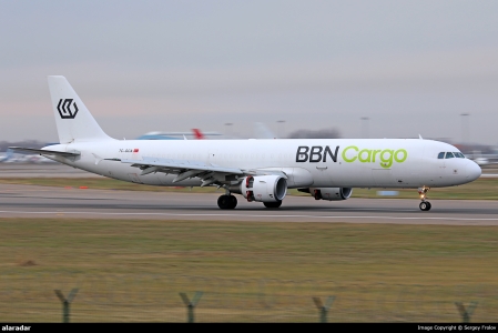 Airbus A321-211(P2F) BBN Cargo