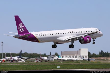 Embraer E195-E2 Hunnu Air